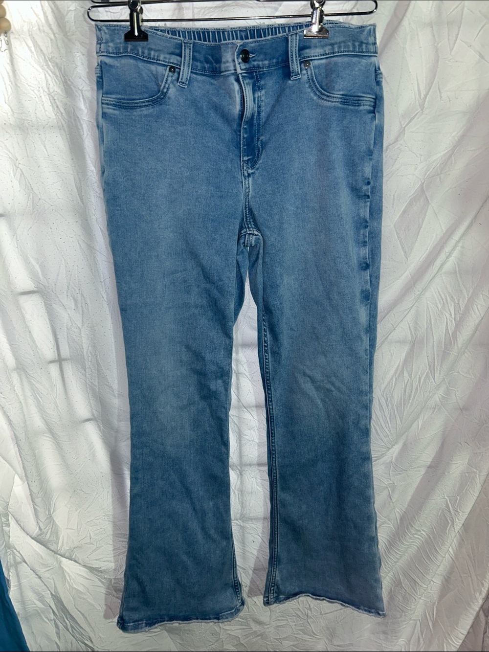 aerie Light Blue Flare Jeans size L